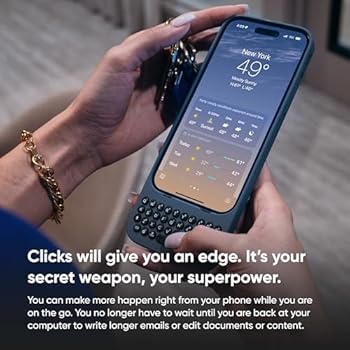 iPhoneアクセサリー Clicks Keyboard iPhone15 Pro Amazon.co.jp: Clicks(クリックス) iPhone 15 Pro 用 キーボード